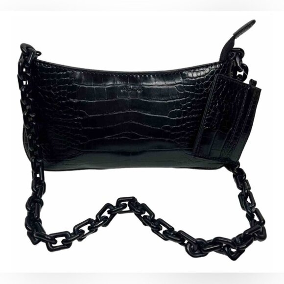 Aldo Handbags - NWT ALDO Griregann Faux Leather Small Shoulder Purse Chain Strap Card Holder Set